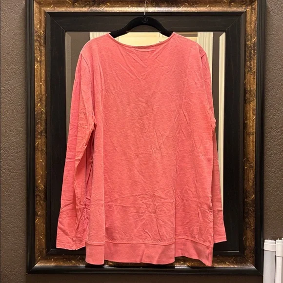 Sundance Coral Embroidered Long Sleeve Top - Picture 5 of 6